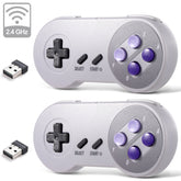 (2) Wireless Super Nintendo Controller | GAMER MODE