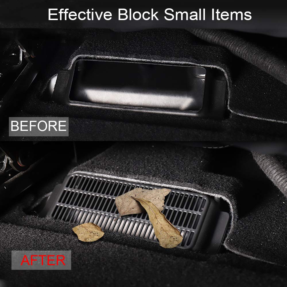 Backseat Air Vent Cover Air Flow Vent Grille Protection (2) | Tesla Model 3
