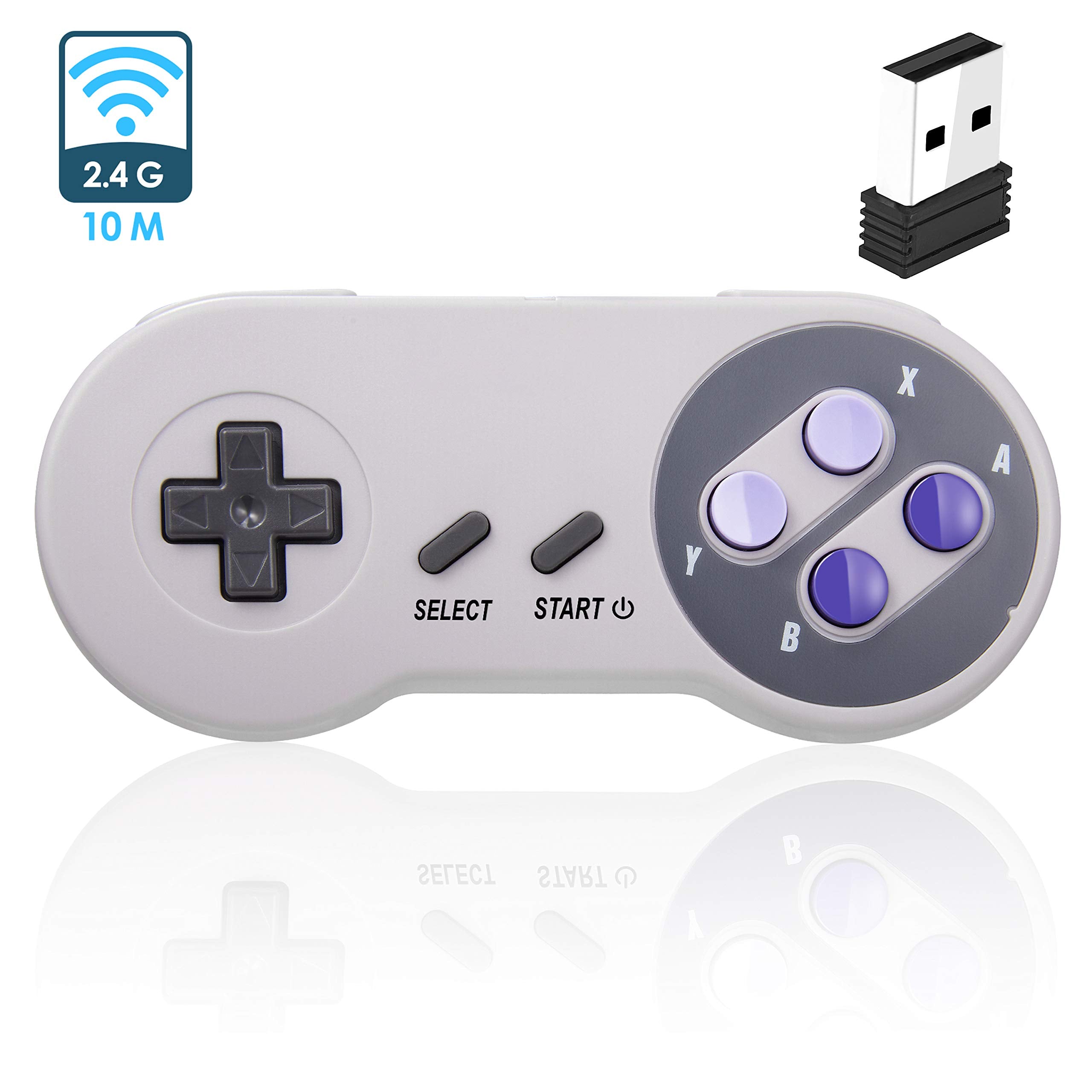 (2) Wireless Super Nintendo Controller | GAMER MODE