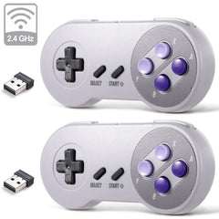 (2) Wireless Super Nintendo Controller | GAMER MODE