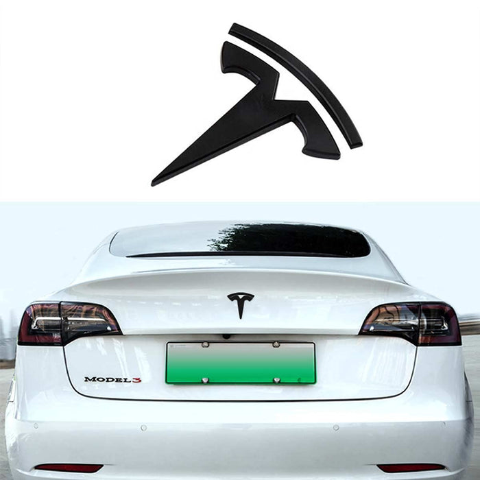 "T" Emblem Front & Rear (All Models) Black